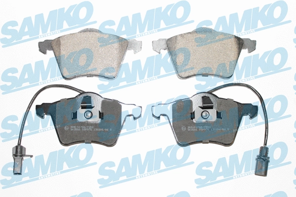 5SP975 SAMKO Комплект тормозных колодок, дисковый тормоз (фото 1)