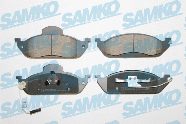 5SP983 SAMKO Комплект тормозных колодок, дисковый тормоз (фото 1)