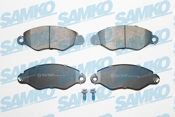 5SP994 SAMKO Комплект тормозных колодок, дисковый тормоз (фото 1)
