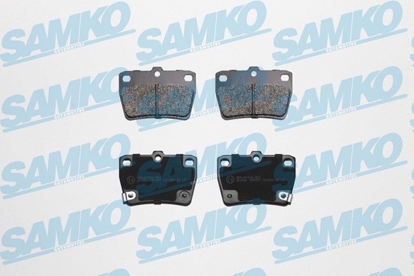 5SP997 SAMKO Комплект тормозных колодок, дисковый тормоз (фото 1)