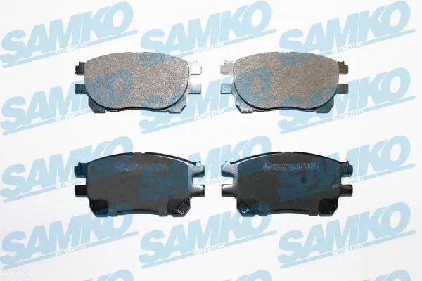 5SP999 SAMKO Комплект тормозных колодок, дисковый тормоз (фото 1)