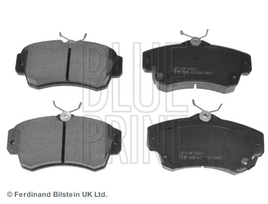 ADA104201 BLUE PRINT Комплект тормозных колодок, дисковый тормоз (фото 1)