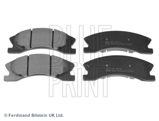 ADA104217 BLUE PRINT Комплект тормозных колодок, дисковый тормоз (фото 1)