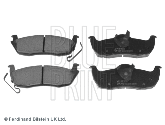 ADA104220 BLUE PRINT Комплект тормозных колодок, дисковый тормоз (фото 1)