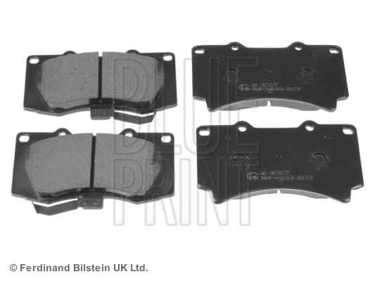 ADA104221 BLUE PRINT Комплект тормозных колодок, дисковый тормоз (фото 1)