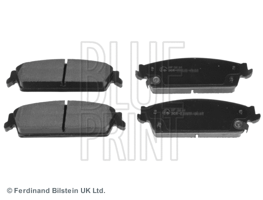 ADA104251 BLUE PRINT Комплект тормозных колодок, дисковый тормоз (фото 1)