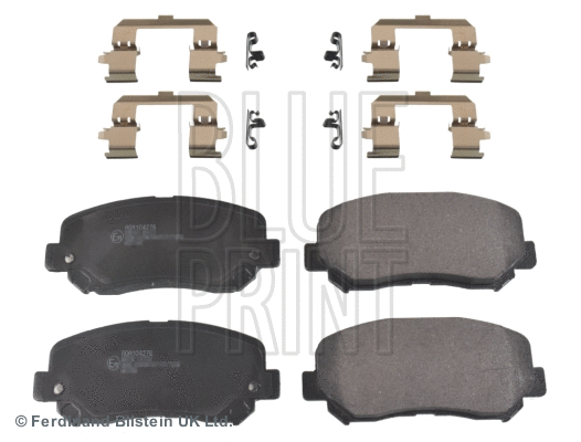 ADA104276 BLUE PRINT Комплект тормозных колодок, дисковый тормоз (фото 1)