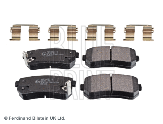 ADG042119 BLUE PRINT Комплект тормозных колодок, дисковый тормоз (фото 1)