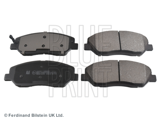 ADG04291 BLUE PRINT Комплект тормозных колодок, дисковый тормоз (фото 1)