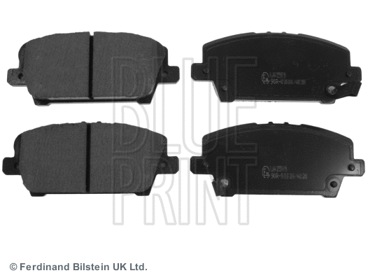 ADH24271 BLUE PRINT Комплект тормозных колодок, дисковый тормоз (фото 1)