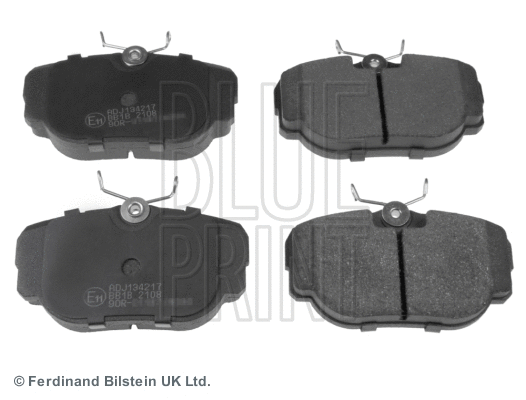 ADJ134217 BLUE PRINT Комплект тормозных колодок, дисковый тормоз (фото 1)