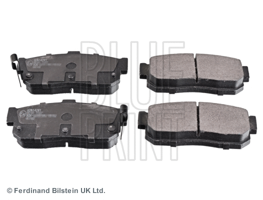 ADN14281 BLUE PRINT Комплект тормозных колодок, дисковый тормоз (фото 1)