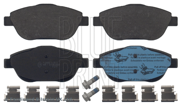 ADP154208 BLUE PRINT Комплект тормозных колодок, дисковый тормоз (фото 1)