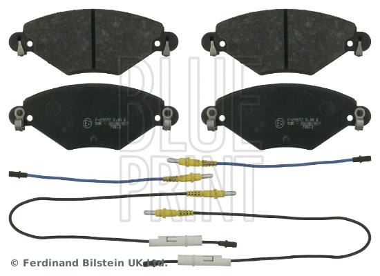 ADP154246 BLUE PRINT Комплект тормозных колодок, дисковый тормоз (фото 1)