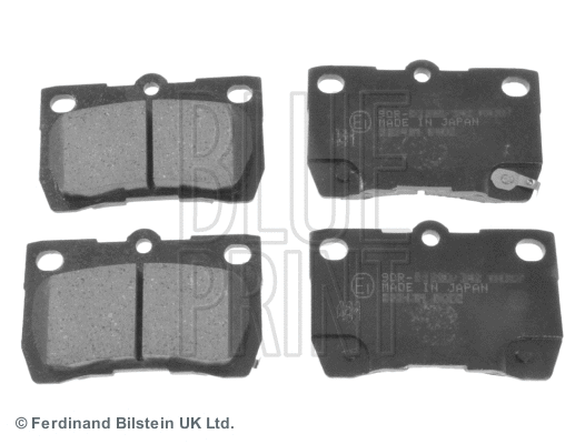 ADT342178 BLUE PRINT Комплект тормозных колодок, дисковый тормоз (фото 1)