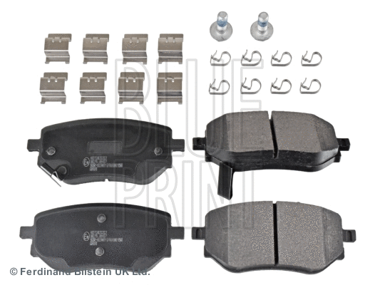 ADU174242 BLUE PRINT Комплект тормозных колодок, дисковый тормоз (фото 1)