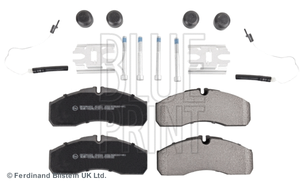 ADU174279 BLUE PRINT Комплект тормозных колодок, дисковый тормоз (фото 1)