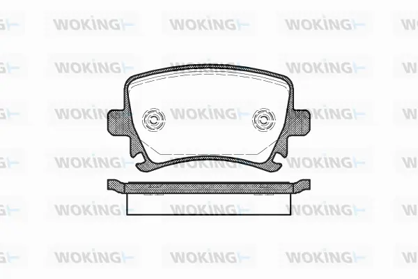 P11313.00 WOKING Комплект тормозных колодок, дисковый тормоз (фото 1)