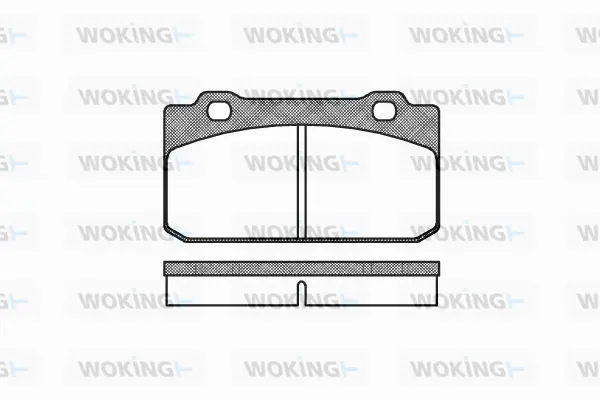 P3103.00 WOKING Комплект тормозных колодок, дисковый тормоз (фото 1)