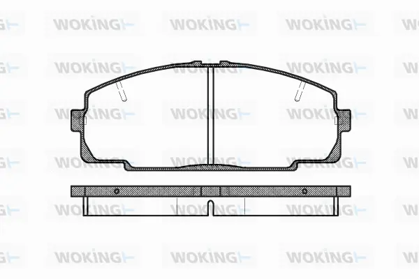 P5213.20 WOKING Комплект тормозных колодок, дисковый тормоз (фото 1)
