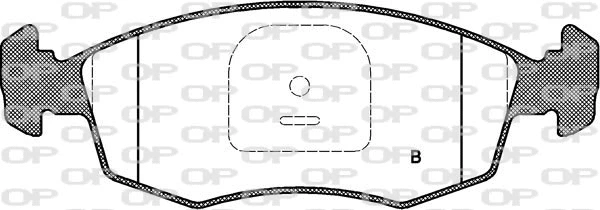 BPA0172.10 OPEN PARTS Комплект тормозных колодок, дисковый тормоз (фото 2)