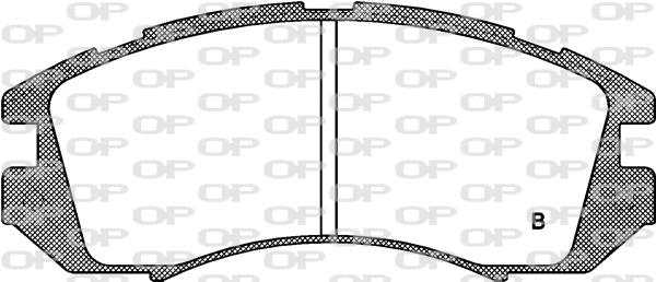 BPA0191.12 OPEN PARTS Комплект тормозных колодок, дисковый тормоз (фото 2)