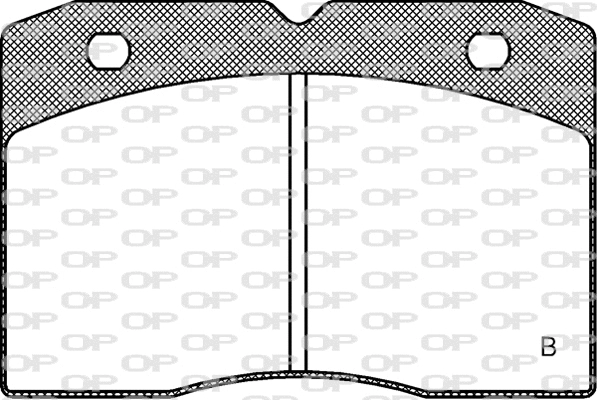 BPA0211.22 OPEN PARTS Комплект тормозных колодок, дисковый тормоз (фото 2)