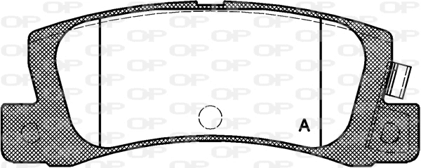 BPA0214.02 OPEN PARTS Комплект тормозных колодок, дисковый тормоз (фото 1)