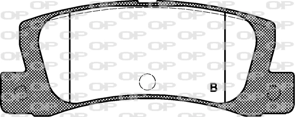 BPA0214.02 OPEN PARTS Комплект тормозных колодок, дисковый тормоз (фото 2)