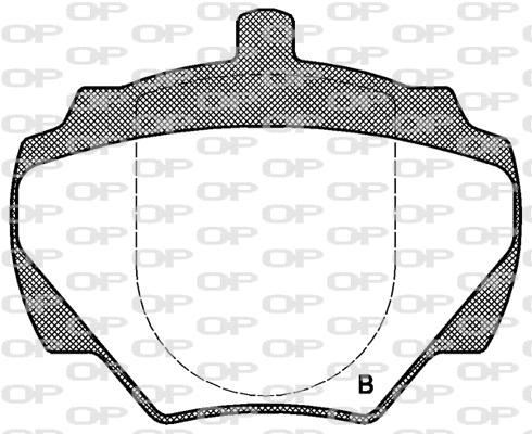 BPA0222.01 OPEN PARTS Комплект тормозных колодок, дисковый тормоз (фото 2)