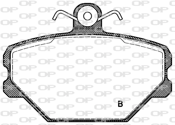 BPA0264.02 OPEN PARTS Комплект тормозных колодок, дисковый тормоз (фото 2)