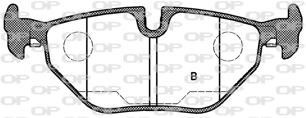 BPA0265.15 OPEN PARTS Комплект тормозных колодок, дисковый тормоз (фото 2)