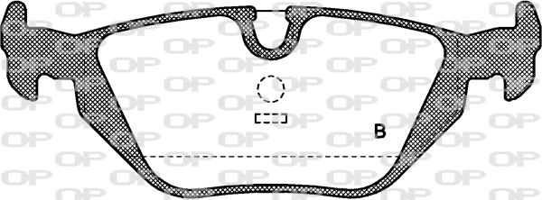 BPA0265.30 OPEN PARTS Комплект тормозных колодок, дисковый тормоз (фото 2)