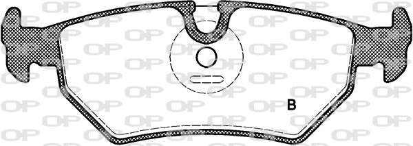 BPA0265.32 OPEN PARTS Комплект тормозных колодок, дисковый тормоз (фото 2)