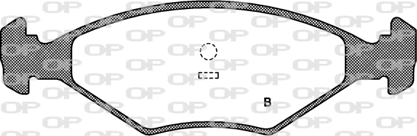 BPA0281.02 OPEN PARTS Комплект тормозных колодок, дисковый тормоз (фото 2)