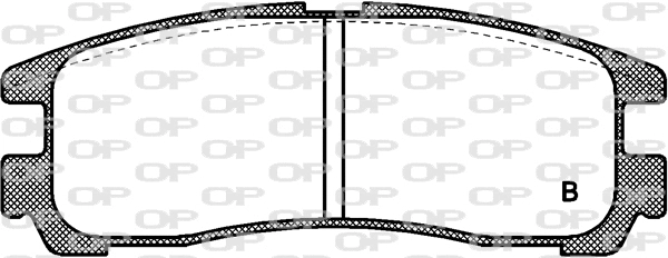 BPA0291.02 OPEN PARTS Комплект тормозных колодок, дисковый тормоз (фото 2)