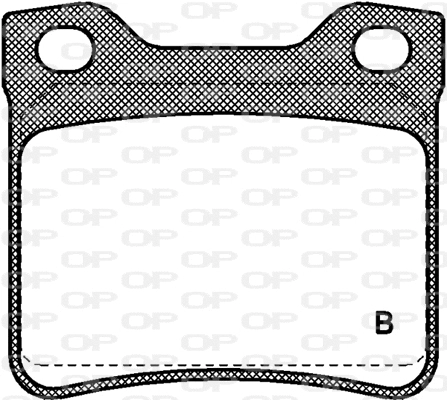 BPA0321.02 OPEN PARTS Комплект тормозных колодок, дисковый тормоз (фото 2)