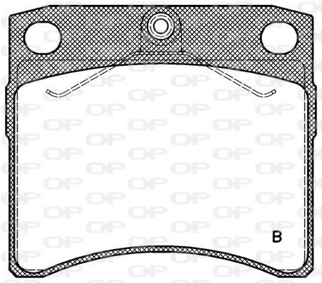 BPA0385.11 OPEN PARTS Комплект тормозных колодок, дисковый тормоз (фото 2)