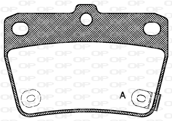 BPA0839.02 OPEN PARTS Комплект тормозных колодок, дисковый тормоз (фото 1)