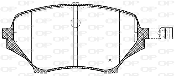 BPA1189.01 OPEN PARTS Комплект тормозных колодок, дисковый тормоз (фото 1)