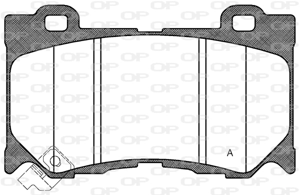 BPA1372.01 OPEN PARTS Комплект тормозных колодок, дисковый тормоз (фото 1)