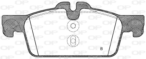 BPA1461.01 OPEN PARTS Комплект тормозных колодок, дисковый тормоз (фото 2)