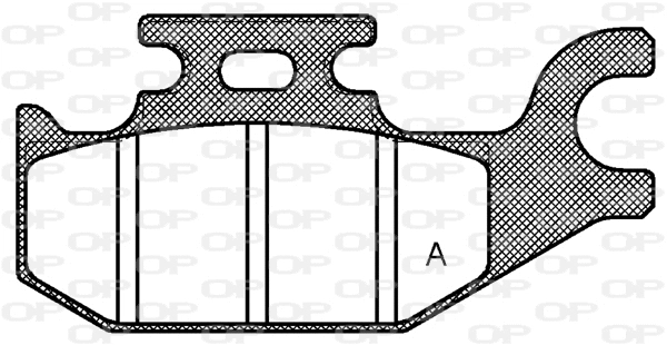 BPA1519.00 OPEN PARTS Комплект тормозных колодок, дисковый тормоз (фото 1)
