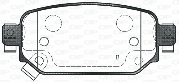 BPA1731.02 OPEN PARTS Комплект тормозных колодок, дисковый тормоз (фото 2)