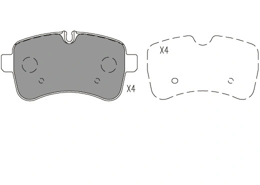 24077z KLAXCAR FRANCE Комплект тормозных колодок, дисковый тормоз (фото 1)