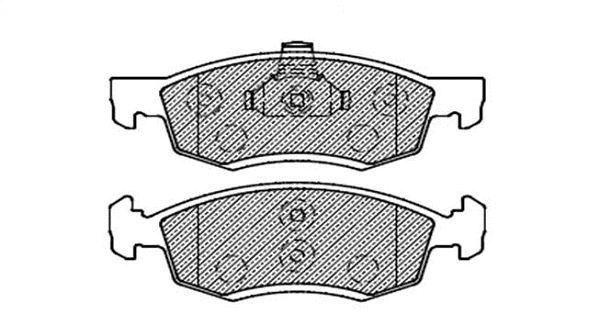 24106z KLAXCAR FRANCE Комплект тормозных колодок, дисковый тормоз (фото 1)