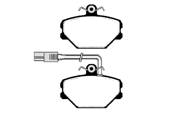 RA.0349.0 RAICAM Комплект тормозных колодок, дисковый тормоз (фото 1)