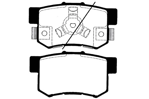 RA.0460.2 RAICAM Комплект тормозных колодок, дисковый тормоз (фото 1)