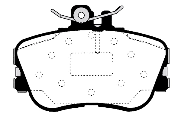RA.0482.0 RAICAM Комплект тормозных колодок, дисковый тормоз (фото 1)
