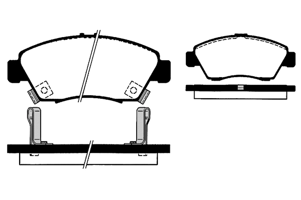 RA.0748.0 RAICAM Комплект тормозных колодок, дисковый тормоз (фото 1)